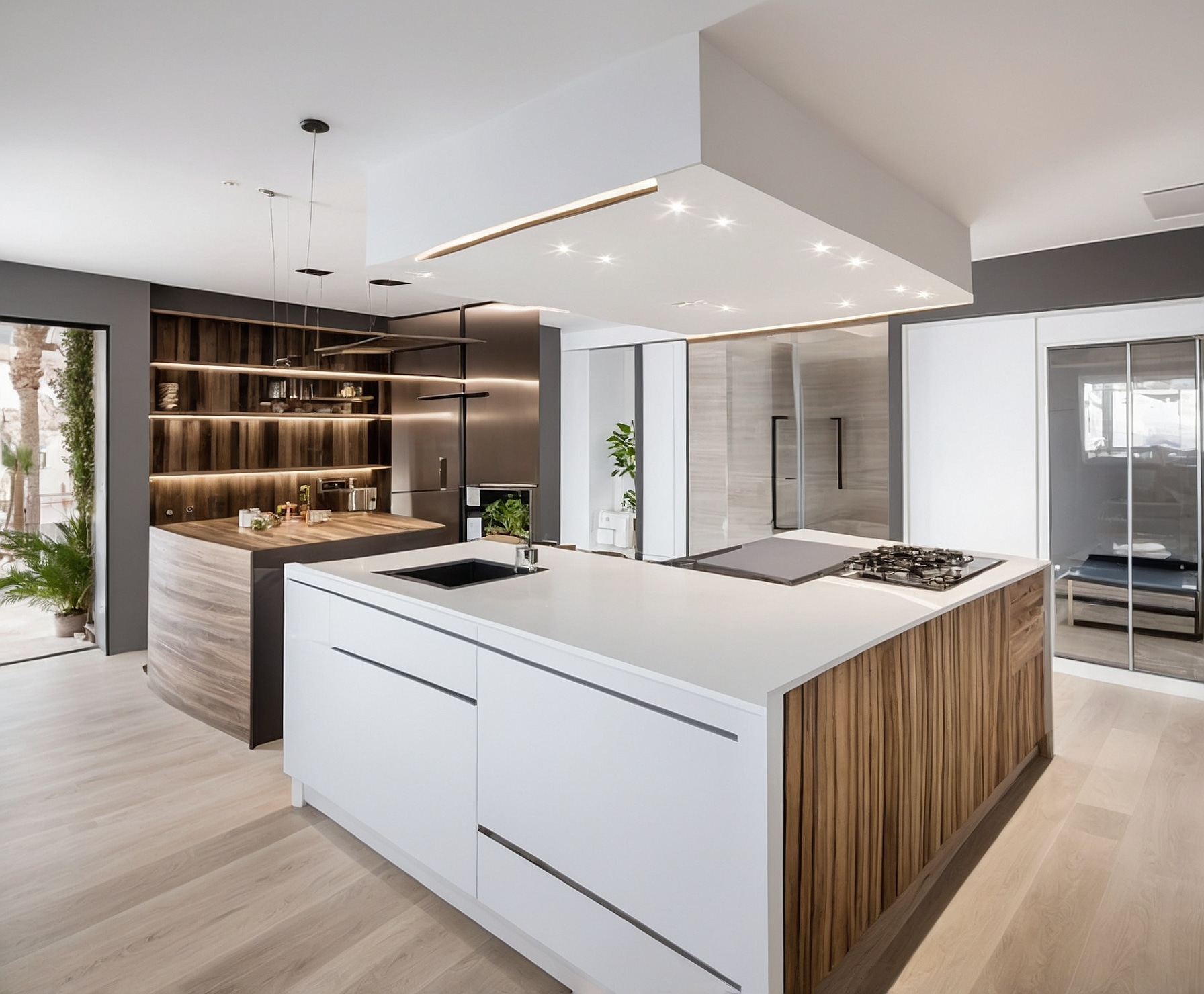 Transformación de cocina moderna en Alicante